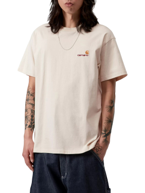 ΑΝΔΡΙΚΟ T-SHIRT AMERICAN SCRIPT | Μπεζ S