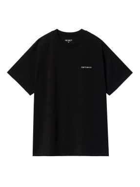 ΑΝΔΡΙΚΟ SCRIPT EMBROIDERY T-SHIRT | Μαύρο S