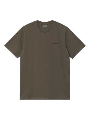 ΑΝΔΡΙΚΟ SCRIPT EMBROIDERY T-SHIRT | Χακί XL
