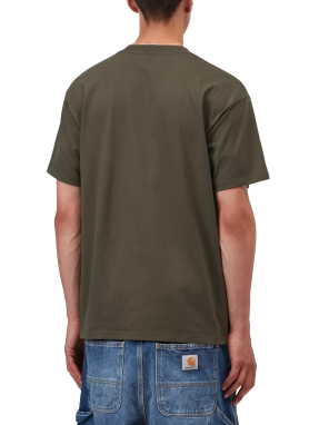 ΑΝΔΡΙΚΟ SCRIPT EMBROIDERY T-SHIRT | Χακί XL