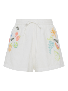 ΓΥΝΑΙΚΕΙΟ SHORTS ΠΑΡΑΛΙΑΣ | Λευκό S