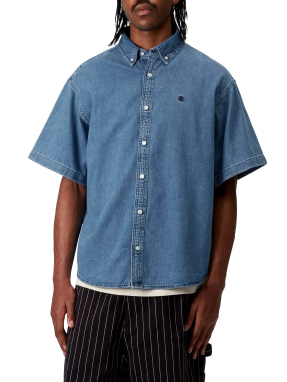 ΑΝΔΡΙΚΟ ΚΟΝΤΟΜΑΝΙΚΟ ΠΟΥΚΑΜΙΣΟ LUCAS | Μπλε XL