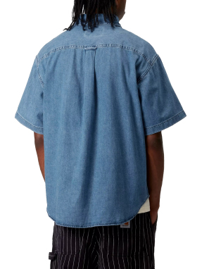 ΑΝΔΡΙΚΟ ΚΟΝΤΟΜΑΝΙΚΟ ΠΟΥΚΑΜΙΣΟ LUCAS | Μπλε L