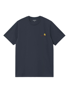 ΑΝΔΡΙΚΟ T-SHIRT AMERICAN SCRIPT | Μπλε Σκούρο M