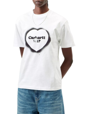 ΓΥΝΑΙΚΕΙΟ SPRAY HEART T-SHIRT | Λευκό XS