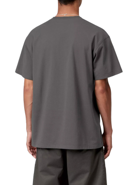 ΑΝΔΡΙΚΟ T-SHIRT AMERICAN SCRIPT | Ανθρακί L