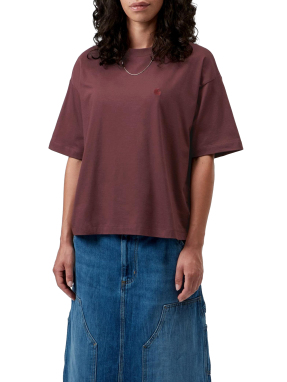 ΓΥΝΑΙΚΕΙΟ CHESTER T-SHIRT | Μπορντό S