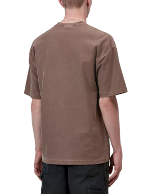 ΑΝΔΡΙΚΟ LOOSE POCKET T-SHIRT | Καφέ S