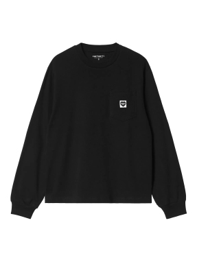 ΓΥΝΑΙΚΕΙΑ ΜΠΛΟΥΖΑ POCKET SMALL HEART | Μαύρο XS