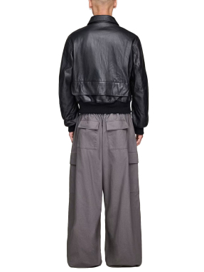 ΑΝΔΡΙΚΟ ΔΕΡΜΑΤΙΝΟ JACKET Y-3 | Μαύρο XL