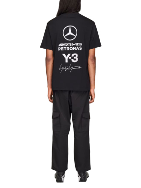 Y-3 x MERCEDES ΑΝΔΡΙΚΟ T-SHIRT F1 LOGO | Μαύρο XL
