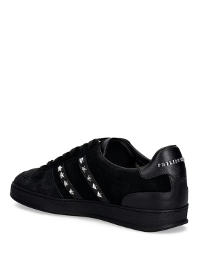 ΑΝΔΡΙΚΑ SUEDE SNEAKERS LOW-TOP | Μαύρο 46