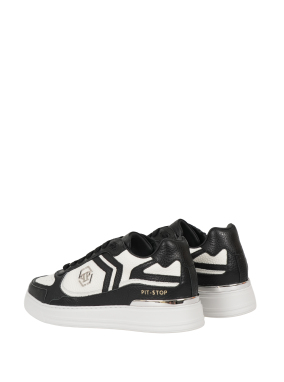 ΑΝΔΡΙΚΑ SNEAKERS LOW-TOP | Ασπρόμαυρο 45