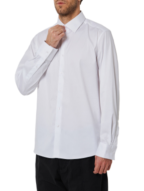 ΑΝΔΡΙΚΟ ΠΟΥΚΑΜΙΣΟ | Λευκό EU 43