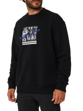 ΑΝΔΡΙΚΟ SWEAT CREWNECK | Μαύρο XXL