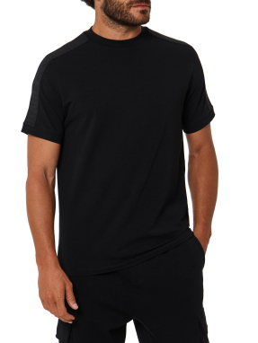 ΑΝΔΡΙΚΟ T-SHIRT CREWNECK | Μαύρο XL