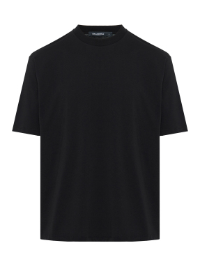 ΑΝΔΡΙΚΟ T-SHIRT CREWNECK ΜΑΥΡΟ | Μαύρο M