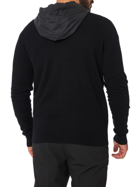 ΑΝΔΡΙΚΗ ΖΑΚΕΤΑ ΜΕ ΚΟΥΚΟΥΛΑ | Μαύρο XXL