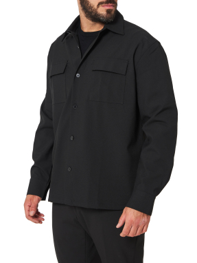 ΑΝΔΡΙΚΟ OVERSHIRT | Μαύρο M