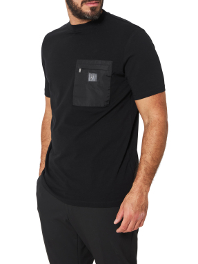 ΑΝΔΡΙΚΟ T-SHIRT ΜΕ ΤΣΕΠΗ | Μαύρο ΧL