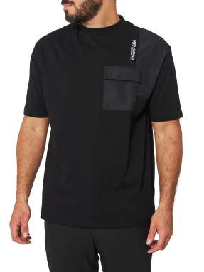 ΑΝΔΡΙΚΟ T-SHIRT ΜΕ ΤΣΕΠΗ | Μαύρο XL