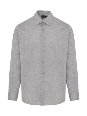 ΑΝΔΡΙΚΟ ΠΟΥΚΑΜΙΣΟ | Γκρι Ανοιχτό EU 42