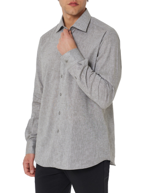 ΑΝΔΡΙΚΟ ΠΟΥΚΑΜΙΣΟ | Γκρι Ανοιχτό EU 42