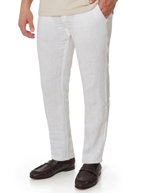 ΑΝΔΡΙΚΟ ΛΙΝΟ ΠΑΝΤΕΛΟΝΙ | Λευκό 44