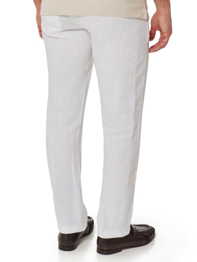 ΑΝΔΡΙΚΟ ΛΙΝΟ ΠΑΝΤΕΛΟΝΙ | Λευκό 44