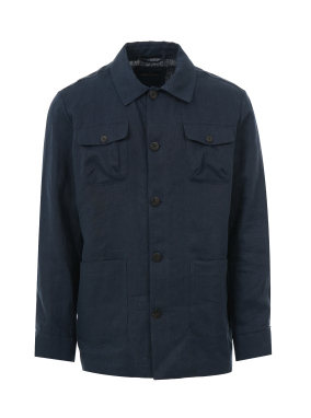 ΑΝΔΡΙΚΟ OVERSHIRT JACKET | Μπλε Σκούρο XL