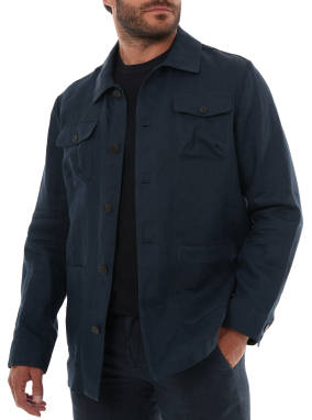 ΑΝΔΡΙΚΟ OVERSHIRT JACKET | Μπλε Σκούρο XL