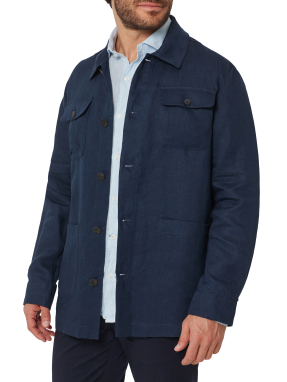 ΑΝΔΡΙΚΟ OVERSHIRT JACKET | Μπλε Σκούρο XXL