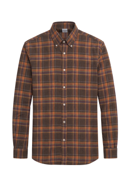 ΑΝΔΡΙΚΟ ΠΟΥΚΑΜΙΣΟ | Καφέ Σκούρο XL