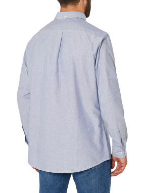 ΑΝΔΡΙΚΟ ΠΟΥΚΑΜΙΣΟ ΜΕ ΛΟΓΟΤΥΠΟ | Γαλάζιο XXXL