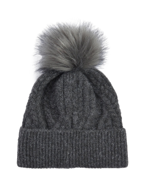 ΓΥΝΑΙΚΕΙΟΣ ΠΛΕΚΤΟΣ ΣΚΟΥΦΟΣ | Γκρι ONE SIZE