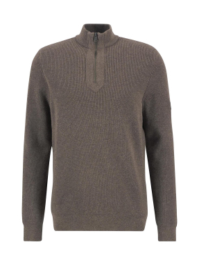 ΑΝΔΡΙΚΟ HALF-ZIP ΠΟΥΛΟΒΕΡ | Μπεζ XL