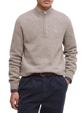 ΑΝΔΡΙΚΟ ΠΟΥΛΟΒΕΡ ΜΕ HALF-ZIP | Μπεζ XL