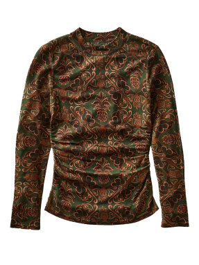 ΓΥΝΑΙΚΕΙΑ ΜΠΛΟΥΖΑ BARBOUR x FARM RIO LUANA | Λαδί M