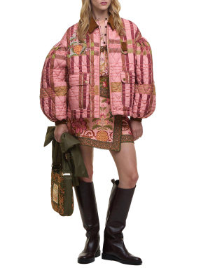 ΓΥΝΑΙΚΕΙΟ ΜΠΟΥΦΑΝ BARBOUR x FARM RIO | Ροζ S