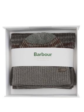 ΑΝΔΡΙΚΟ ΣΕΤ ΣΚΟΥΦΟΣ-ΦΟΥΛΑΡΙ | Γκρι ONE SIZE