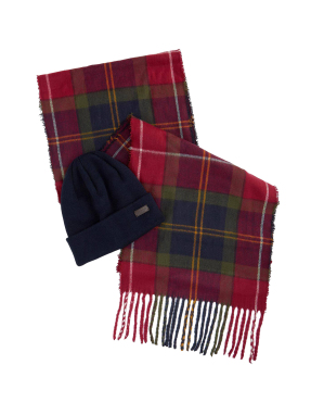 ΑΝΔΡΙΚΟ ΣΕΤ ΣΚΟΥΦΟΣ ΚΑΙ ΚΑΣΚΟΛ | Κόκκινο ONE SIZE