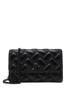 ΓΥΝΑΙΚΕΙΟ ΔΕΡΜΑΤΙΝΟ ΚΑΠΙΤΟΝΕ ΠΟΡΤΟΦΟΛΙ KENSINGTON | Μαύρο