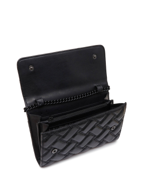 ΓΥΝΑΙΚΕΙΟ ΔΕΡΜΑΤΙΝΟ ΚΑΠΙΤΟΝΕ ΠΟΡΤΟΦΟΛΙ KENSINGTON | Μαύρο