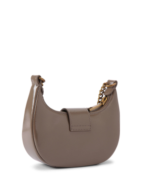 ΓΥΝΑΙΚΕΙΑ ΔΕΡΜΑΤΙΝΗ ΤΣΑΝΤΑ ΩΜΟΥ CHELSEA | Μπεζ Σκούρο