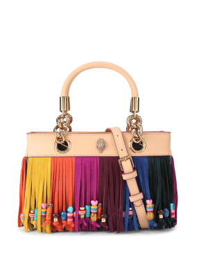 ΓΥΝΑΙΚΕΙΑ SUEDE ΤΣΑΝΤΑ ΩΜΟΥ KENSINGTON FRINGE | Πολύχρωμο