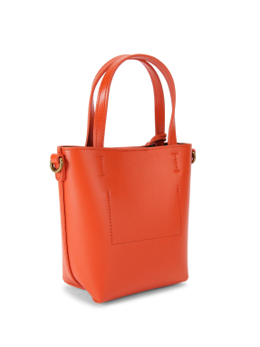 ΓΥΝΑΙΚΕΙΑ ΔΕΡΜΑΤΙΝΗ ΤΣΑΝΤΑ ΩΜΟΥ CHELSEA | Πορτοκαλί