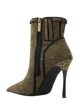 ΓΥΝΑΙΚΕΙΑ ΜΠΟΤΑΚΙΑ | Μαύρο-Χρυσό 39