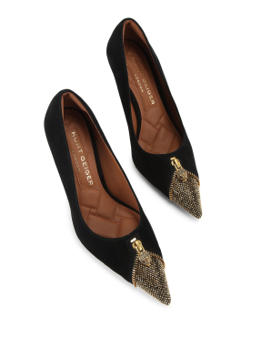 ΓΥΝΑΙΚΕΙΕΣ SUEDE ΓΟΒΕΣ ZIP COURT | Μαύρο 40