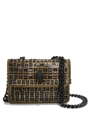 ΓΥΝΑΙΚΕΙΑ ΤΣΑΝΤΑ ΩΜΟΥ MICRO KENSINGTON | Μαύρο-Χρυσό