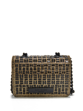 ΓΥΝΑΙΚΕΙΑ ΤΣΑΝΤΑ ΩΜΟΥ MICRO KENSINGTON | Μαύρο-Χρυσό